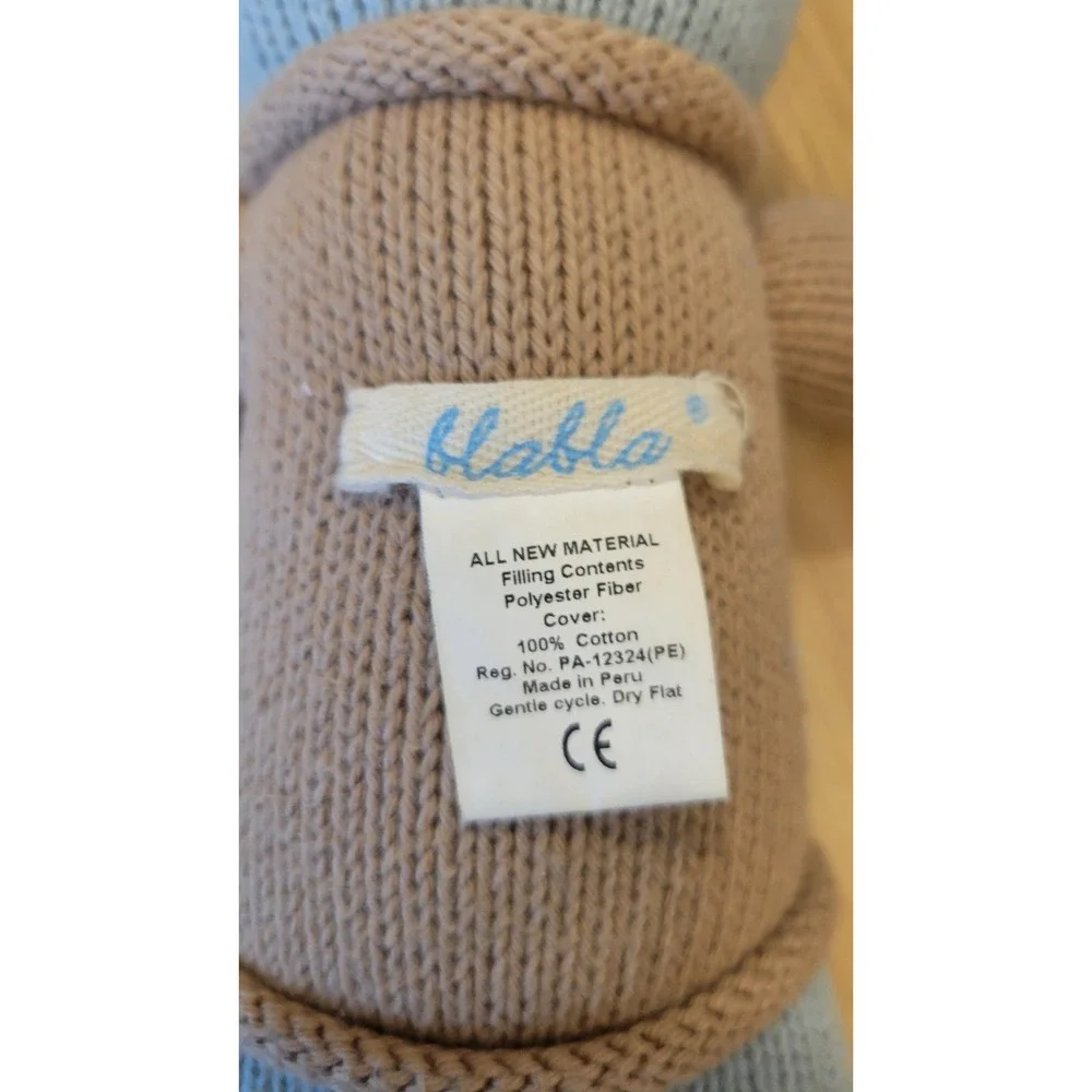 Blabla Kids Sardine the Cat Knit Plush Doll 13.5